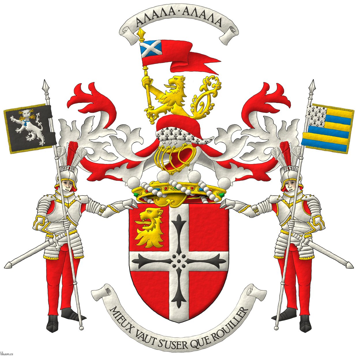 Knights Templar symbols collage