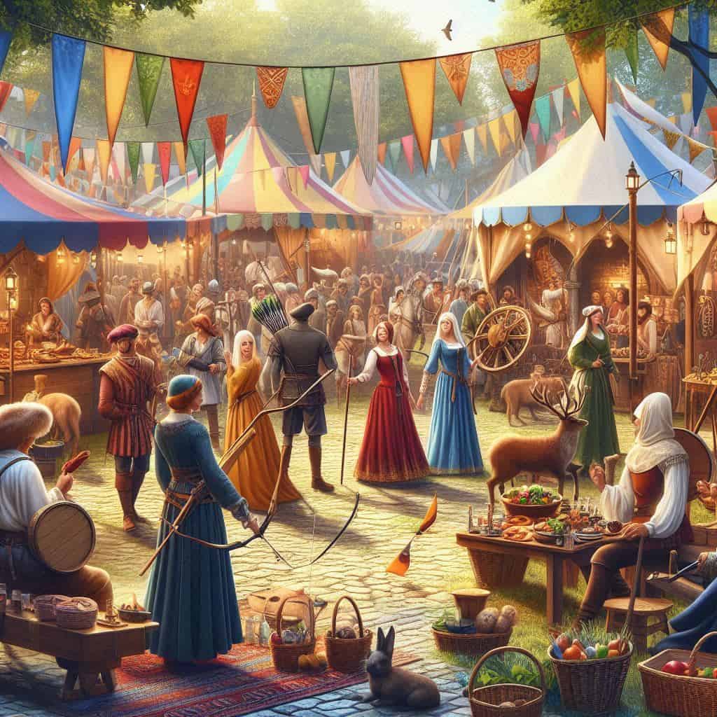 medieval village celebration medieval village celebration