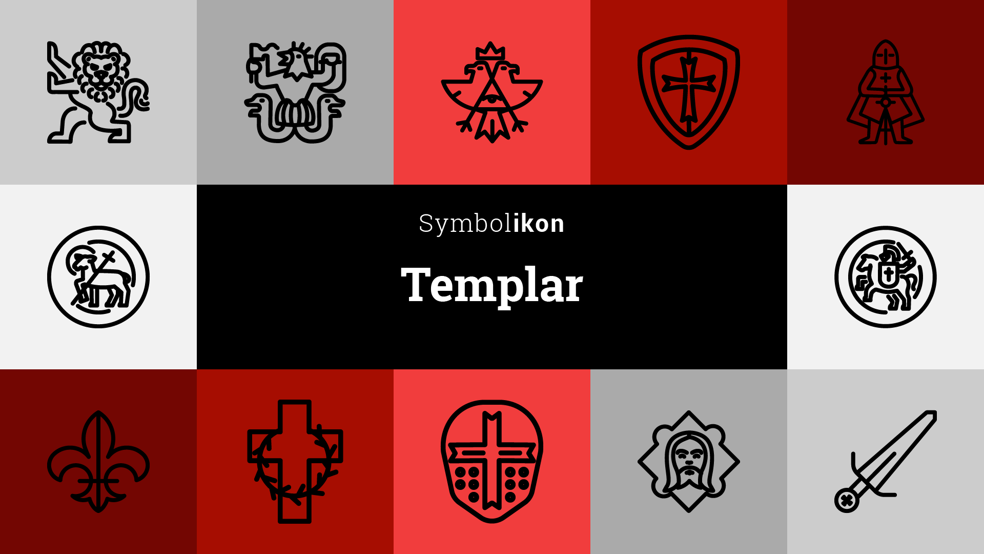 Modern Templar symbolism art