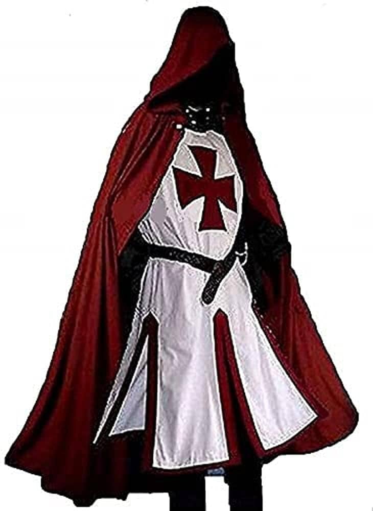 Templar knight white surcoat red cross