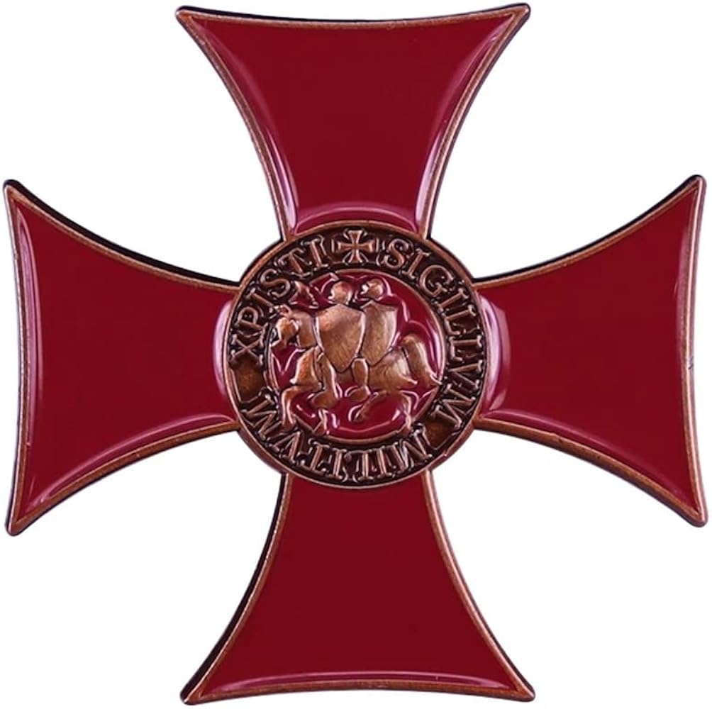 Templar red cross emblem