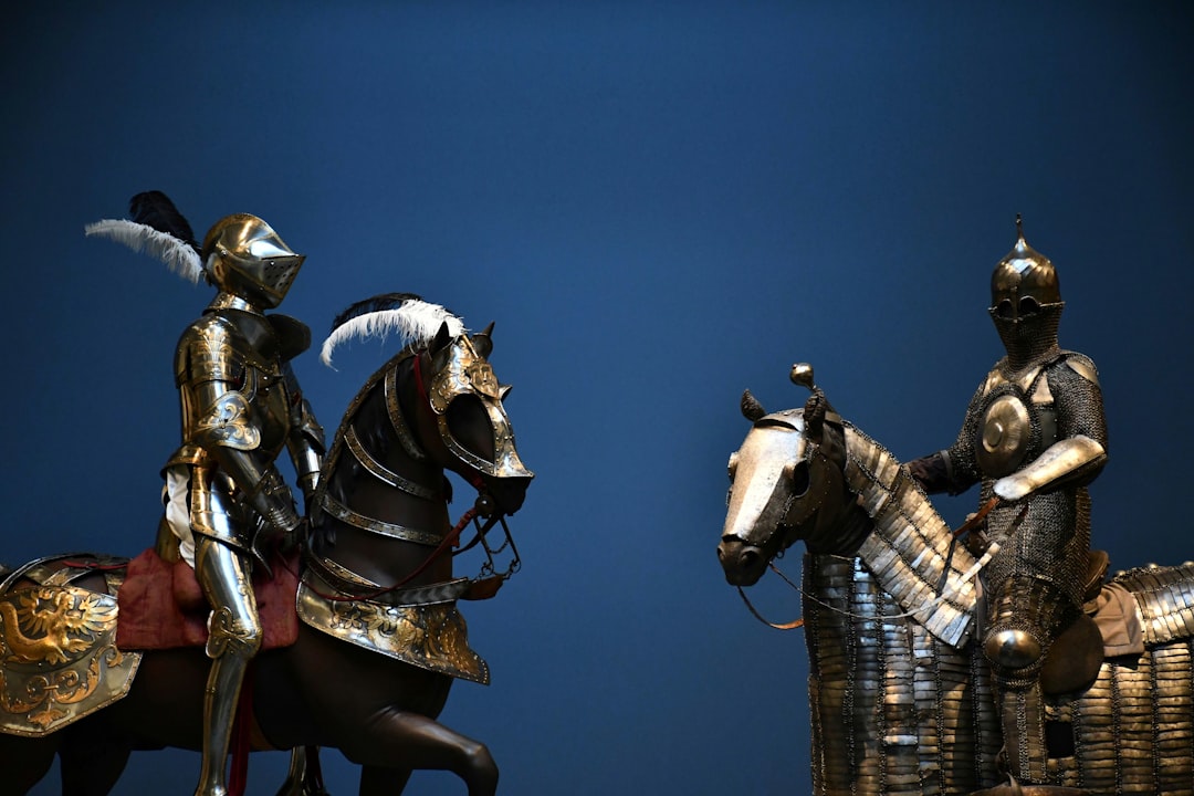 Templar seal two knights one horse