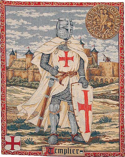 Medieval Templar knights
