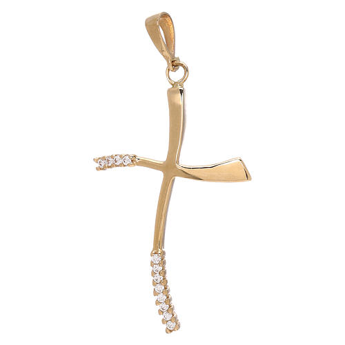 Modern cross pendant