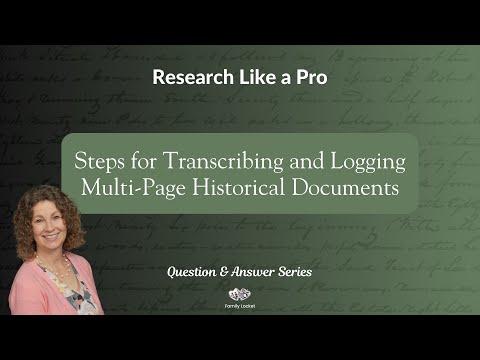 Professional researching historical documents