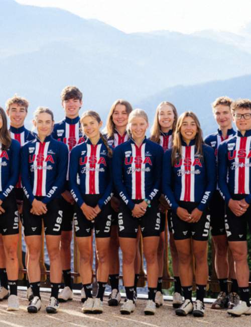 Team members in matching uniforms