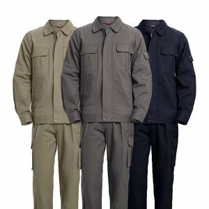 Industrial worker in durable uniform