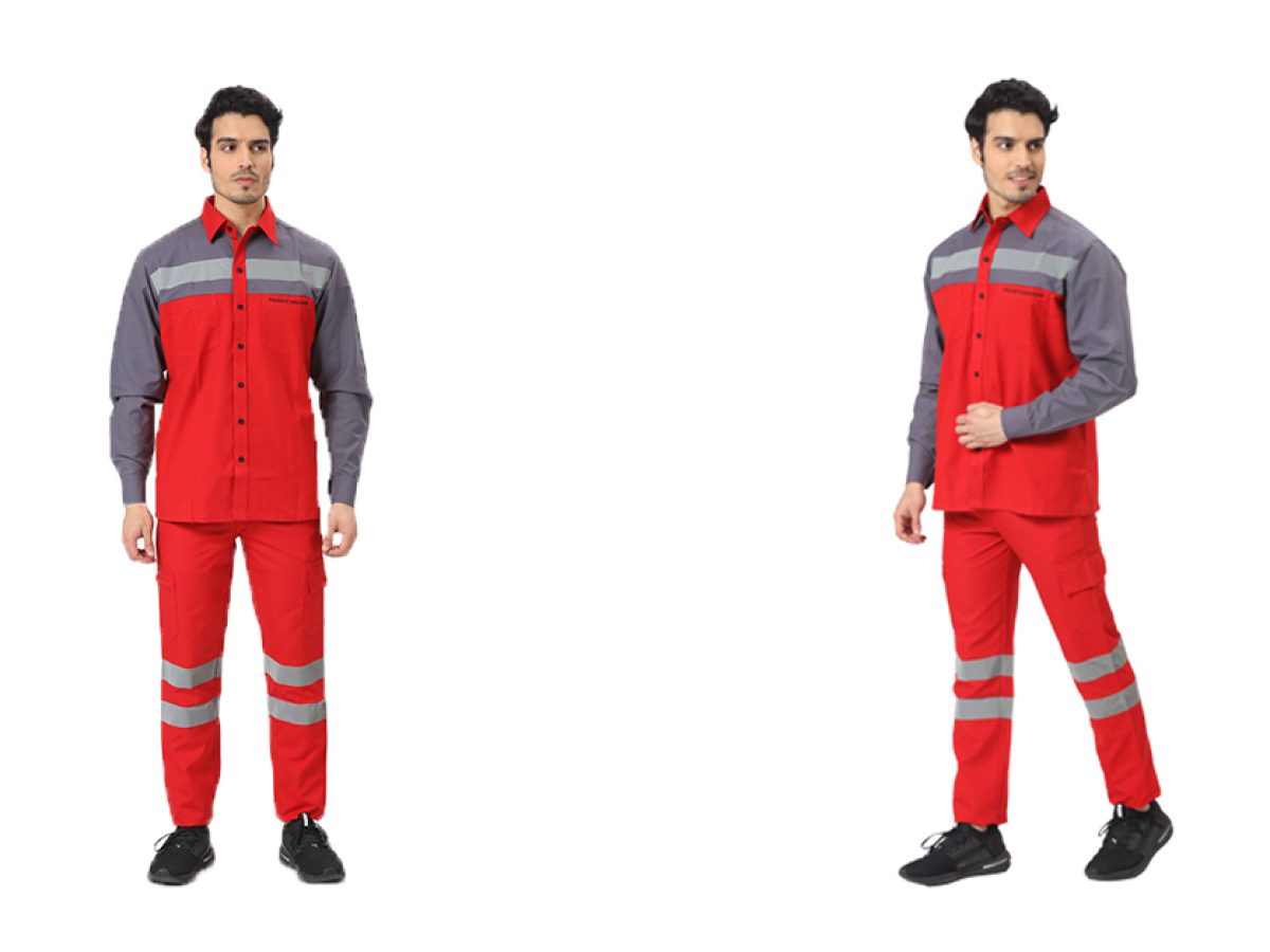 Industrial worker in uniform