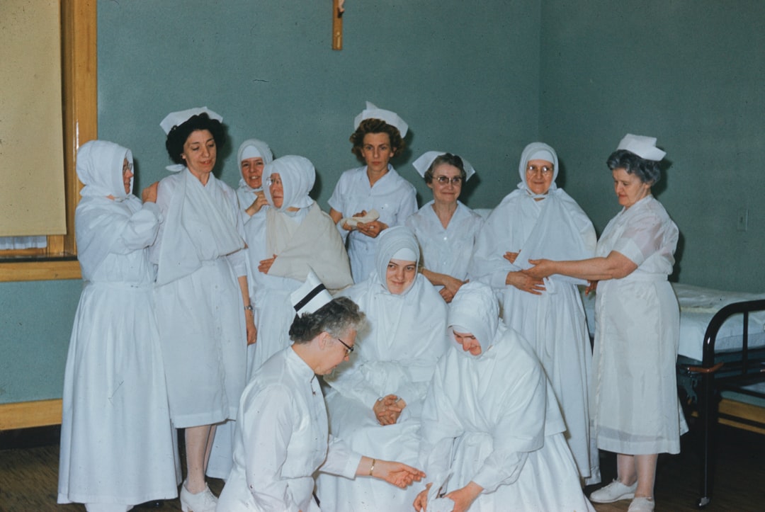 Nurse in comfortable, functional scrubs