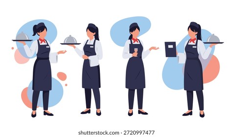 Service professional assisting a customer in a branded uniform