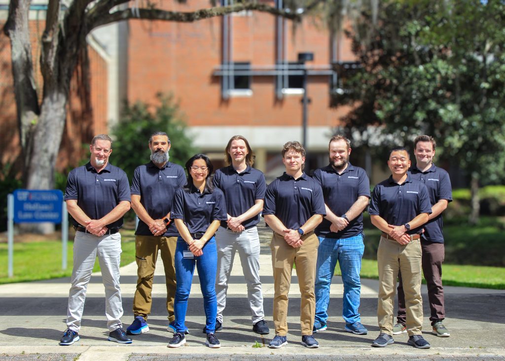 Service team wearing matching uniforms